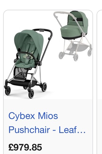 New cybex mios - new,